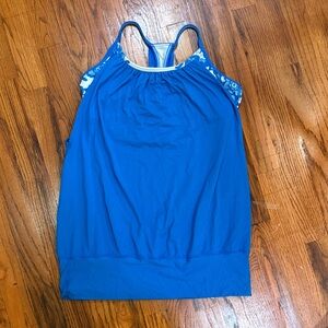 lululemon athletica Blue Tank Top
